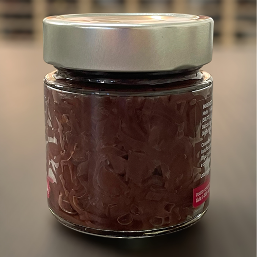 Rødløk med rødvin og appelsin 250g