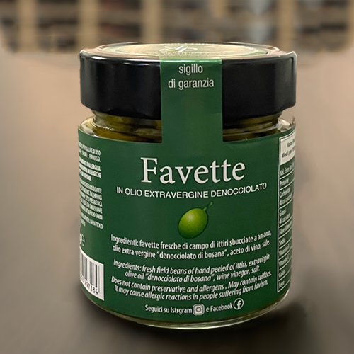Bosana denocciolerte favette i EVO olie 240g