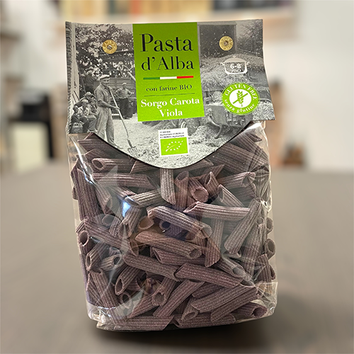 Penne di Sorgo con Carota Viola BIO senza glutine 250g