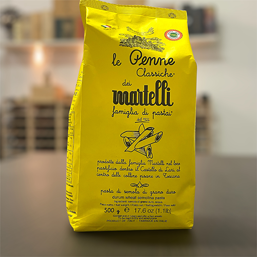 Martelli - Pennen van harde tarwe, glad, 500 g