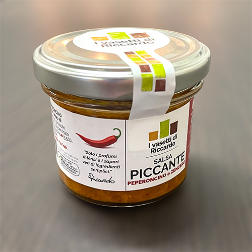 Salsa picante con guindillas y jengibre 90 g