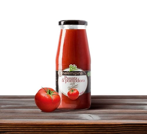 Siciliansk ekologisk tomatsås - 12 stycken - SalemiPina