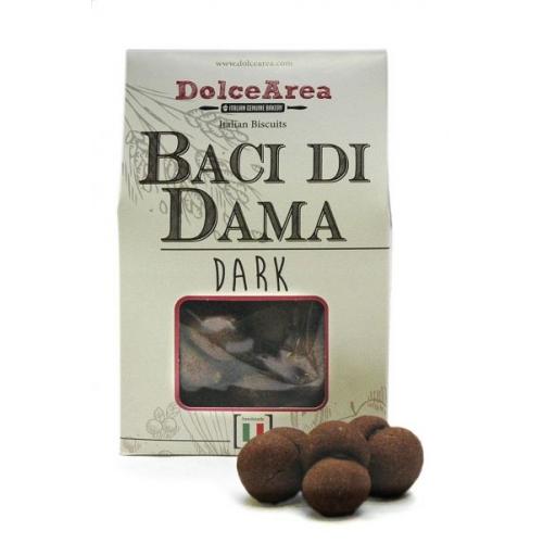 Baci di Dama di Tortona com chocolate