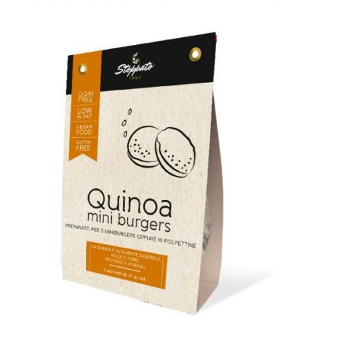 Mini hambúrgueres veganos de quinoa 100g