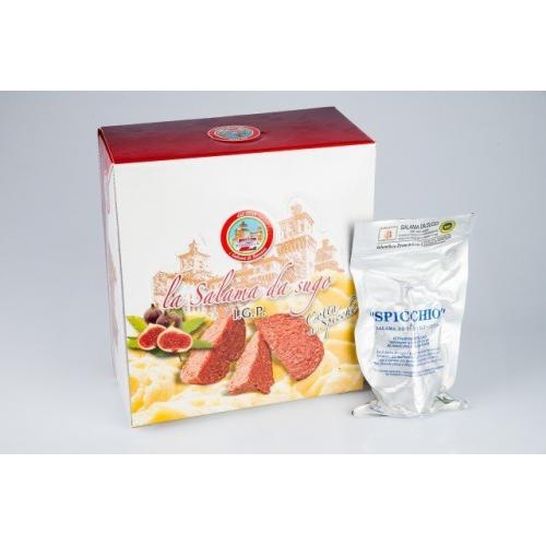 Salame com molho IGP pré-cozido em quartos 250g