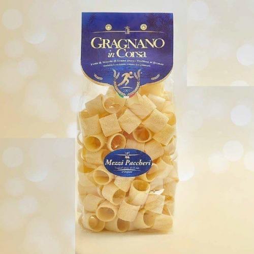 Mezzi paccheri rigati di semola di grano duro di Gragnano