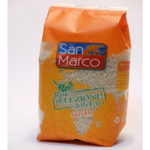 Arroz de sushi da linha San Marco 500g