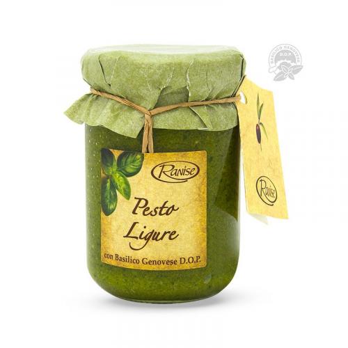 Pesto da Ligúria em uma jarra de 130g