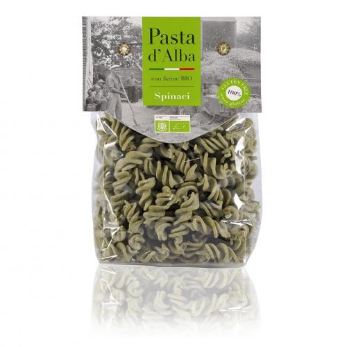 Fusilli orgânico sem glúten com espinafre 250g