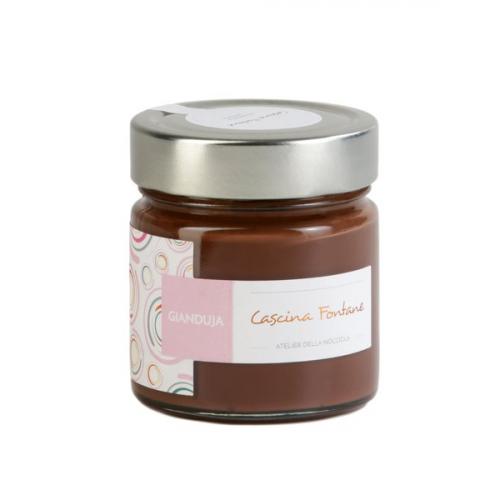 Creme para barrar Gianduia (Gianduja) com avelãs IGP do Piemonte 250g