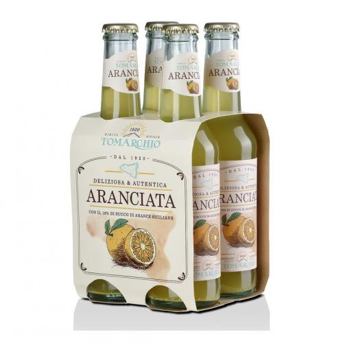 Aranciata con Arance di Sicilia 275ml Box da 4 Bottiglie