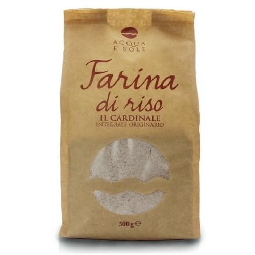 Farina di Riso Rosso Integrale "Il Cardinale" 500g