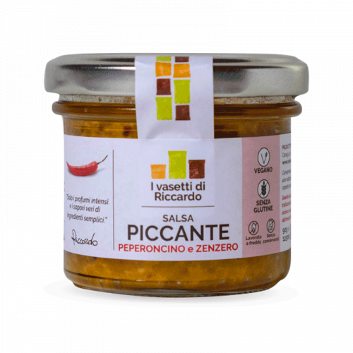 Molho picante com pimenta e gengibre 90g