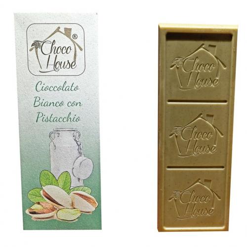 Chocolate Branco com Pistache 50g