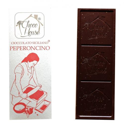 Chocolate preto siciliano com pimenta 50g