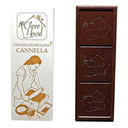 Chocolate preto siciliano com canela 50g