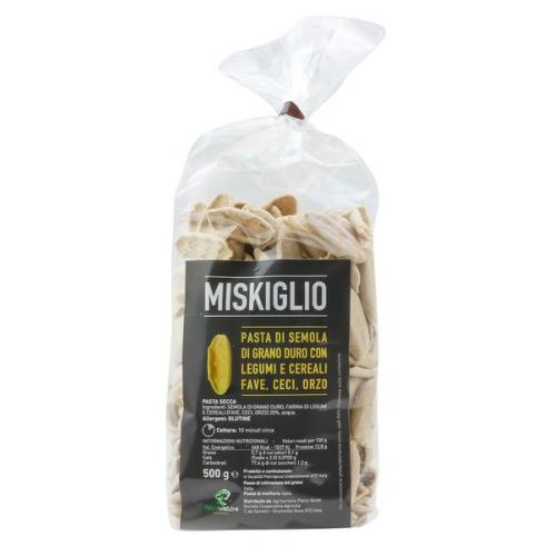 Macarrão de trigo Miskiglio Durum com legumes e cereais 500g