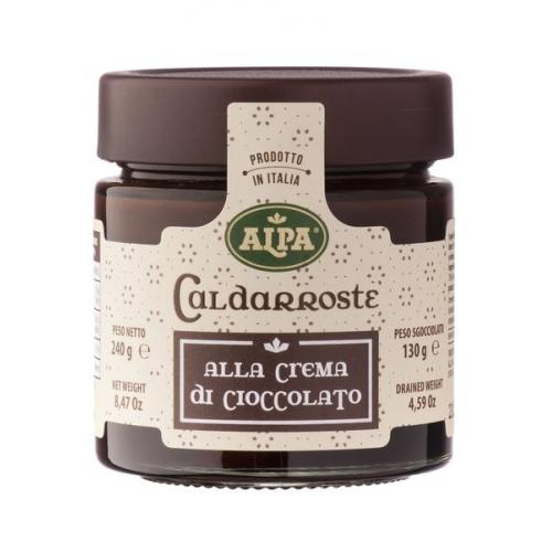 Castanhas assadas com creme de chocolate 240g