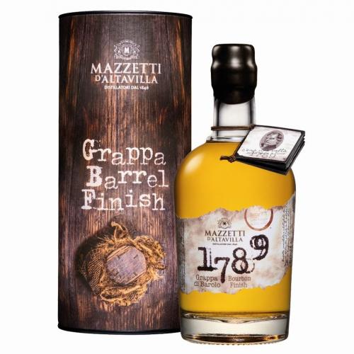 Acabamento em barril Grappa di Barolo 1789 Bourbon 500ml