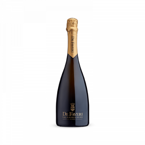 Seleção de garrafas pretas secas Prosecco Superiore Valdobbiadene DOCG