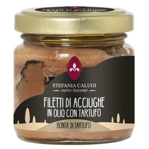 Filetes de anchova em óleo com trufa 100g