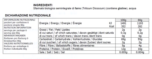 Felicetti monograno Farro BIO - Rigatini 500g