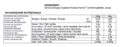 Felicetti monograno Kamut - Fusilli 500g