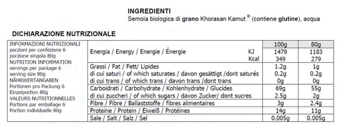 Felicetti monograno Kamut - Chiocciole 500g