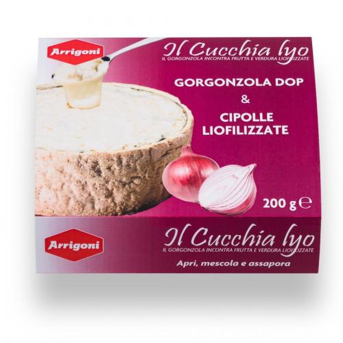 Gorgonzola DOP e Cebola Vermelha Liofilizada Il Cucchia LYO linha 200g