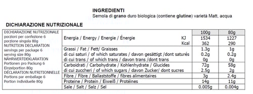 Felicetti monograno Matt - Penne lisce 500g