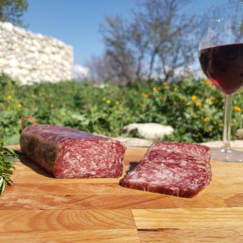 Salame de porco preto Aquilano de Abruzzo 290g