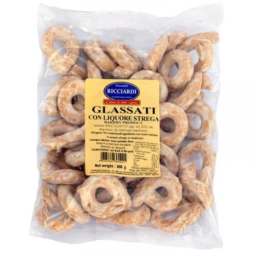 Taralli envidraçado com licor Strega 300g