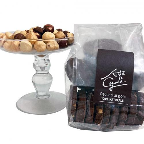 Cacao- en hazelnootkoekjes 200g