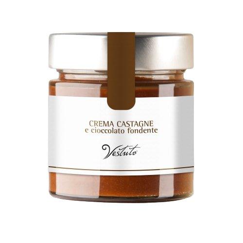 Creme de castanha e chocolate preto 200g