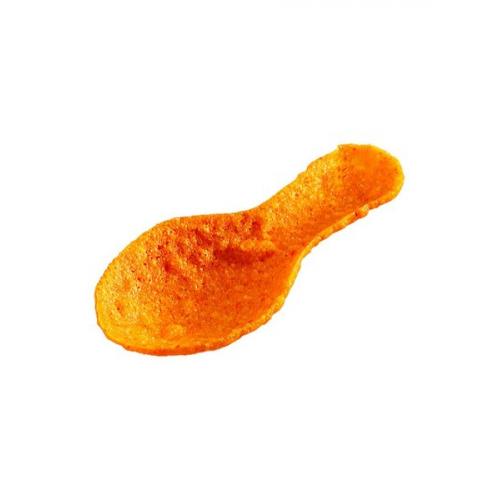 Orange spoon-shaped wafer, paprika flavor - 60 pieces