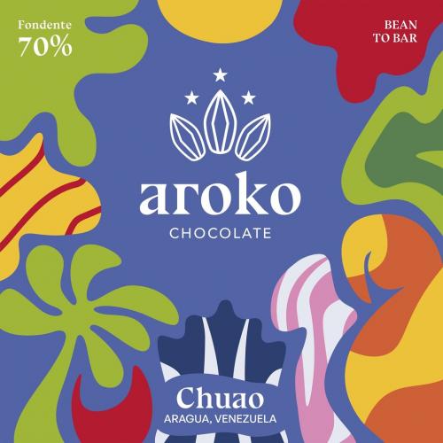 Barra de chocolate amargo Chuao 70%