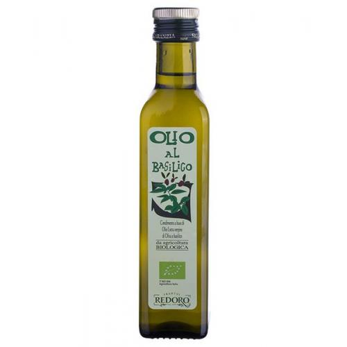 Condimento a base de Aceite Evo al albahaca BIO 250ml