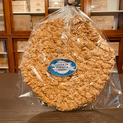 Sbrisolona artigianale cotta in forno a legna 450g