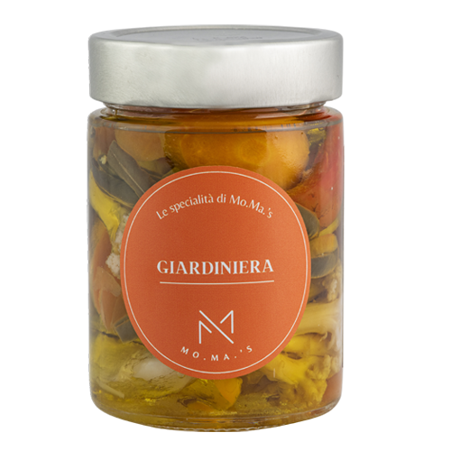 Giardiniera sott'olio tagliata a mano 300g - MoMas
