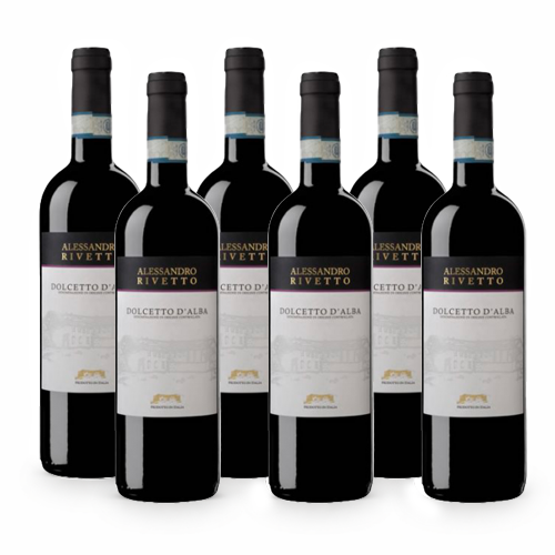 Dolcetto d'Alba DOC - 6 bottiglie - Alessandro Rivetto