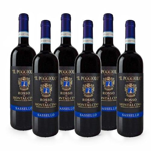 Sassello Rosso di Montalcino DOC - 6 bottiglie - Il Poggiolo