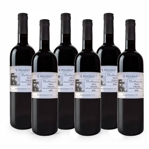 Bottaccio Merlot Rosso IGT Toscana - 6 bottiglie - Il Poggiolo