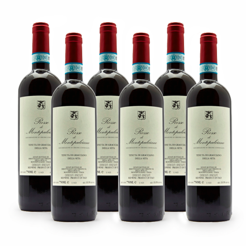 Rosso di Montepulciano DOC - 6 bottiglie - Tenuta di Gracciano della Seta
