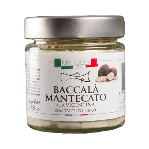 Baccalà Mantecato alla Vicentina con Tartufo Nero 160g