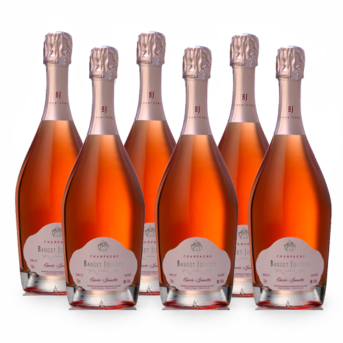 Cuvée Jouette Rosé - 6 bottiglie - Champagne Bauget Jouette