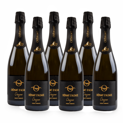 Origine A.O.C. Cremant d'Alsace Brut - 6 bottiglie - Domaine Vincent Spannagel