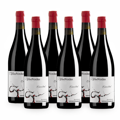 Essentiel Bordeaux Rouge - 6 bottiglie - Chateau Le Grand Verdus