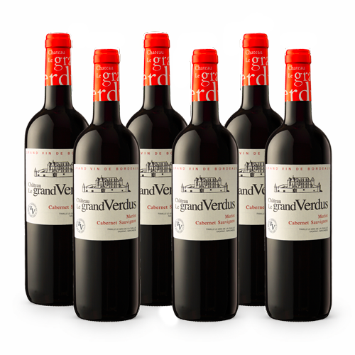 Grand Verdus Rouge Bordeaux Supérieur - 6 bottiglie