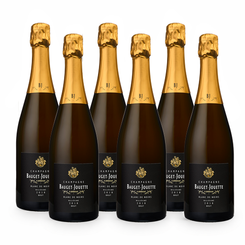 Champagne Blanc De Noirs Millésime Brut - 6 bottiglie - Bauget Jouette