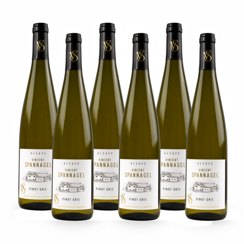 Pinot Gris Alsace A.O.C. - 6 bottiglie - Domaine Vincent Spannagel